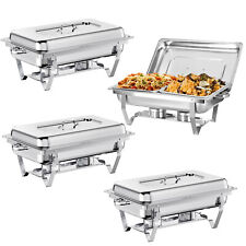 9L/8QT Stainless Steel Chafing Dish Buffet set Server Food Warmer half pan 6/8