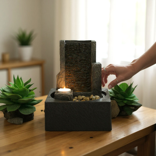 Water fountain feature - water, indoor