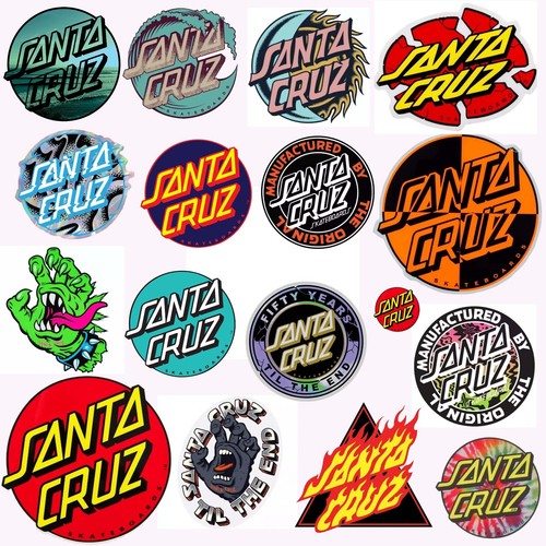 Santa cruz sticker - santa,