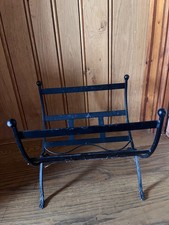 wrought iron log holder 1 foot