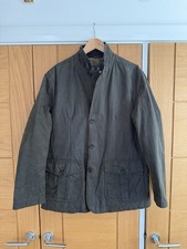 Barbour Lutz Wax Jacket Large