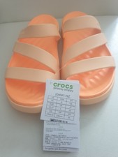 Crocs Getaway Strappy Thermoplastic Women's Stucco Sandals UK Size 4