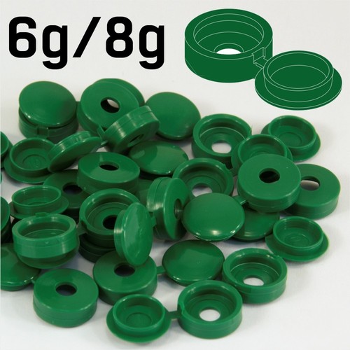 Small dark green - green, plastic