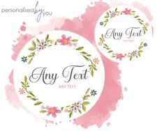 PERSONALISED CUSTOM ROUND PRINTED STICKERS LOGO LABELS BUSINESS WEDDING BIRTHDAY