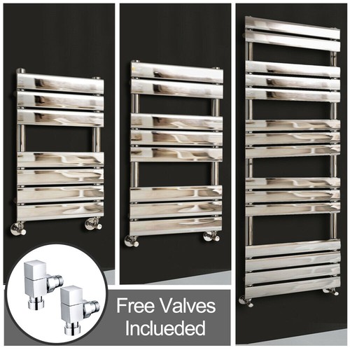Chrome flat panel towel rail - towel,