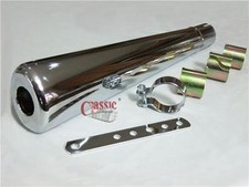 Oval Short Megaphone Muffler