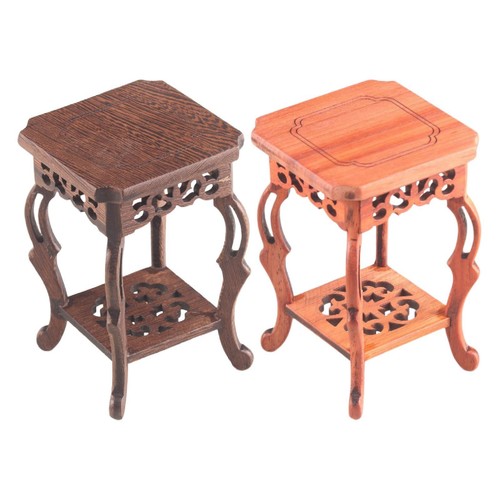 Retro flower pot holder wooden - pot,