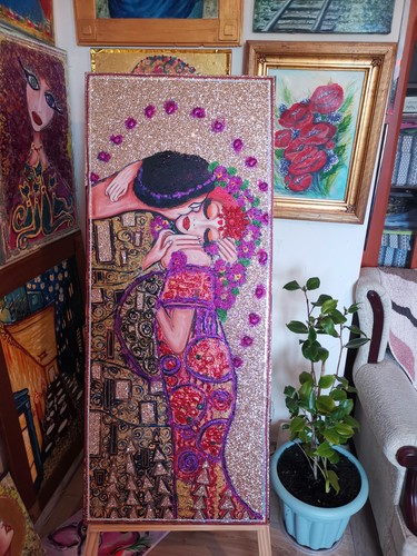 Gold kiss orginal acrylic - gold,