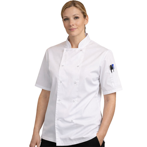 White chefs jacket unisex - white,