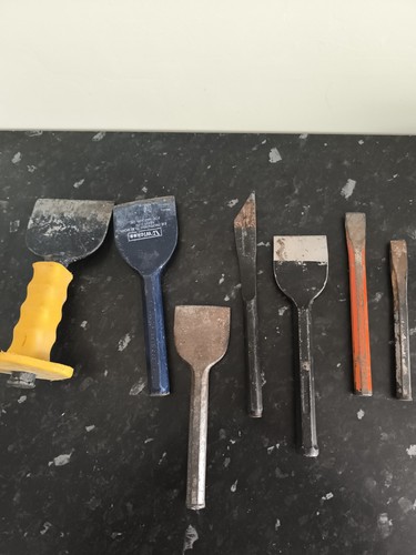 Heavy duty masonry chisels - heavy,