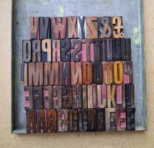 Wooden Letterpress Printers