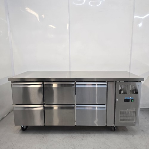 Counter fridge 6drawer - counter,