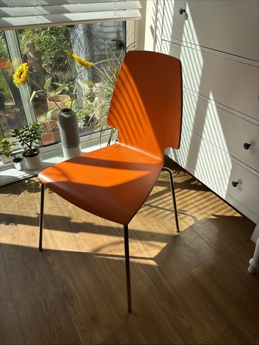 Ikea dining chair orange - dining, chair.