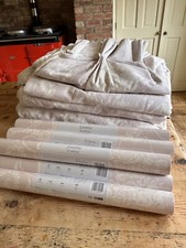 New LAURA ASHLEY Stylish Damask Amethyst Josette Wallpaper Four Rolls Same Batch