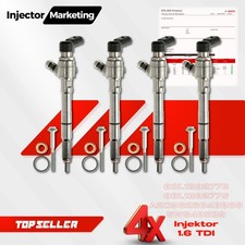 4X 03L130277B, 03L130277S, A2C9626040 Injector Engine CAYA 1.6 TDI CONTINENTAL