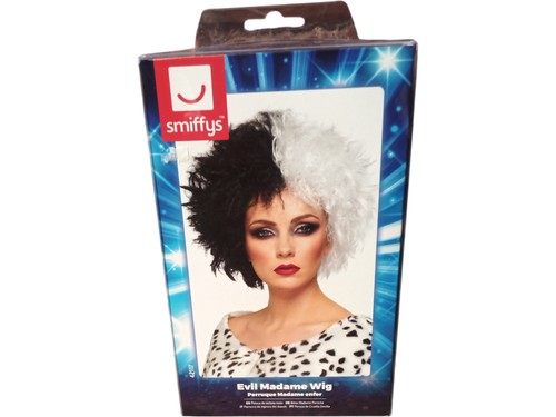 Smiffys evil madame wig black - madame,