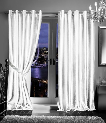 White satin blockout eyelet - blockout,
