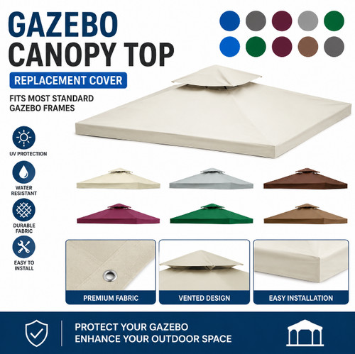 3x3m garden gazebo replacement - 3x3m,