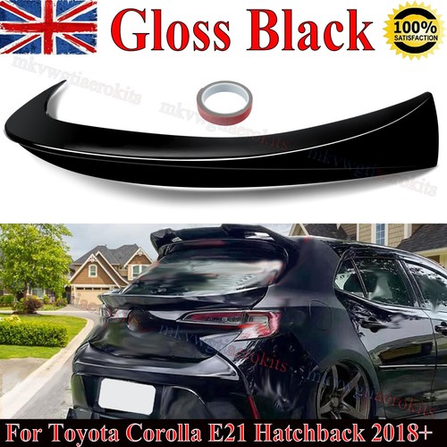 Black rear mid - rear, spoiler