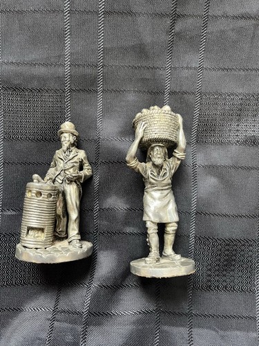 Pair royal hampshire pewter - pair,