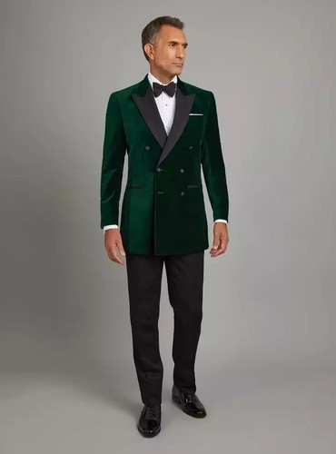 Elvis men green velvet - green,
