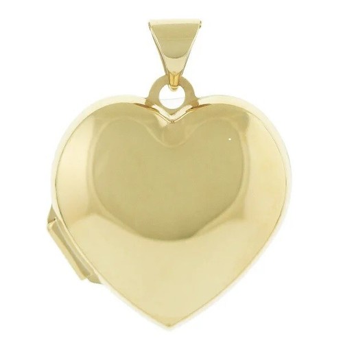9ct gold family locket photo - gold,