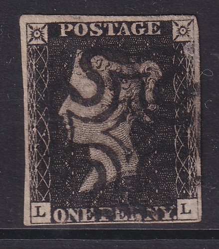 Black with clear margins - clear,