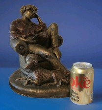 Vintage Signed Bronzed Austin