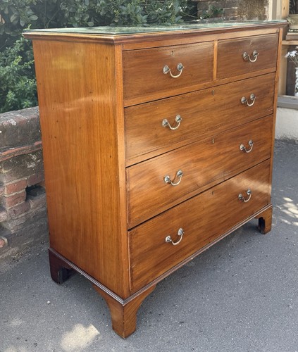 Large edwardian mahogany chest - large,