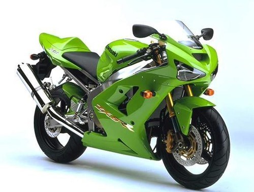 Kawasaki lime green zx9r - kawasaki, zx6r