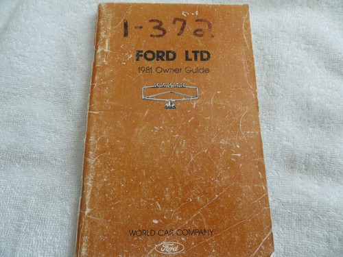 1981 ford ltd owners - 1981,