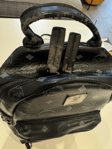 Mcm mini backpack black - mcm,