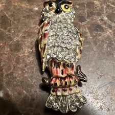 Vtg Coro Enamel & Rhinestone