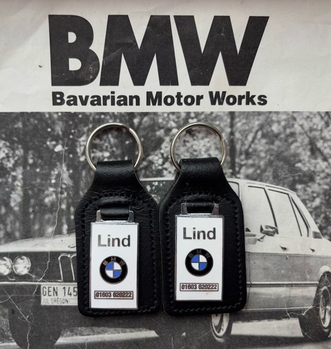 Two genuine bmw keyrings - genuine,