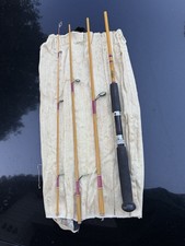 VINTAGE FENWICK HONEY YELLOW CUSTOM SPECIAL SPINNING ROD ON FL 96-7 BLANK