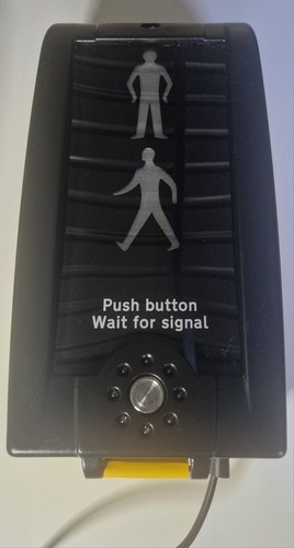 Pedestrian crossing wait - crossing,