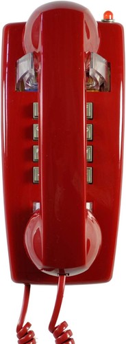 Vintage red wall - vintage, corded
