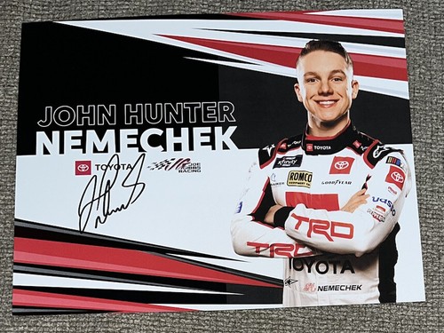 John hunter nemechek signed - hunter,