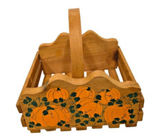 Vintage Wooden Pumpkin Basket