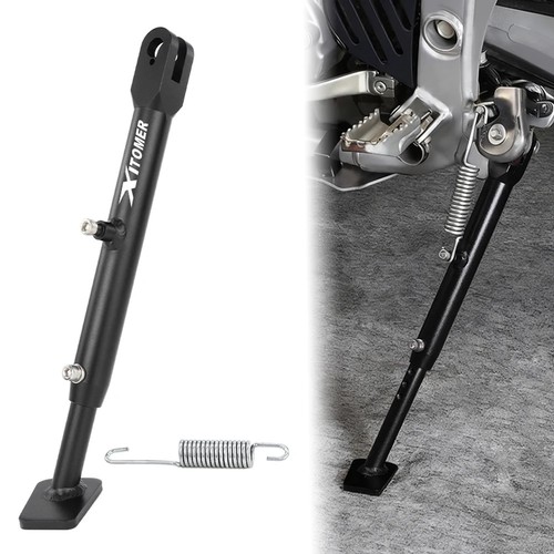 Motorbike aluminum kickstand - aluminum,