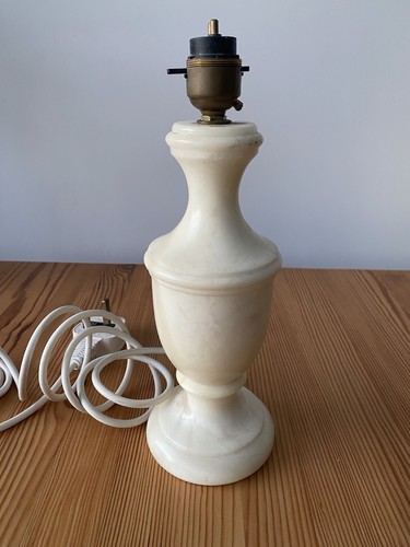 Vintage bhs marble onyx lamp - /,