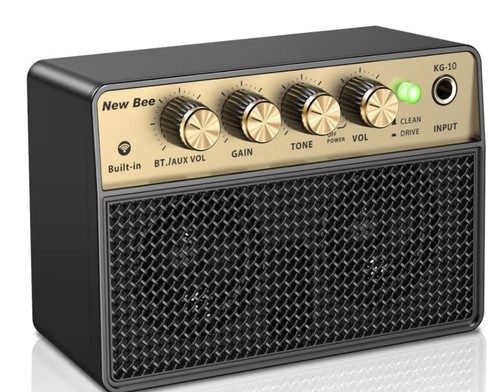 New bee electric guitar - bee, amp