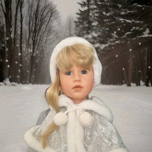 Gotz winter doll vinyl - winter, rare