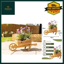 Charming Wooden Wheelbarrow