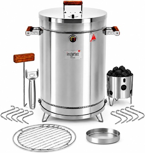 Stainless steel smoker - steel,