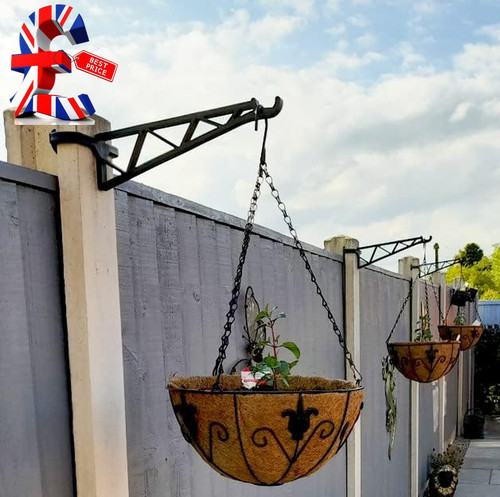 Hanging basket brackets - hanging,
