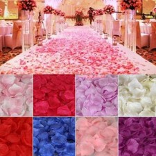 Valentines Silk Rose Petals Flower Table Decorations Confetti Engagement Party