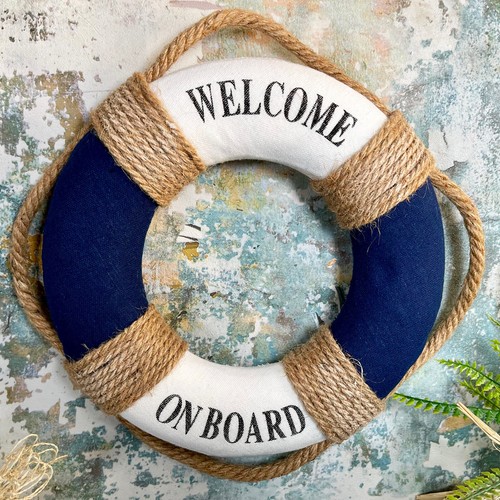 Welcome board life ring - board,