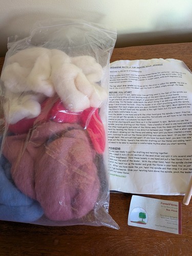 New zealand wool for spinning - new,