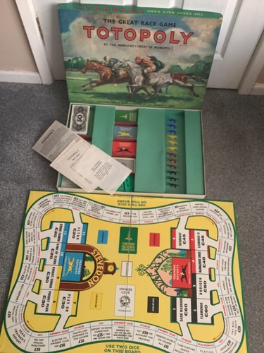 Totopoly board game vintage - game,